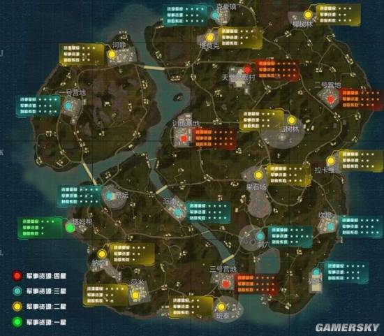 和平精英热带雨林山洞&椰树林资源点打法攻略