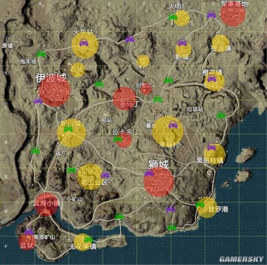 和平精英沙漠地图狮城打法分析