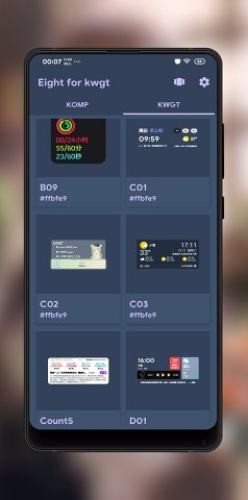 Eight for kwgt 3.9.136.1截图3