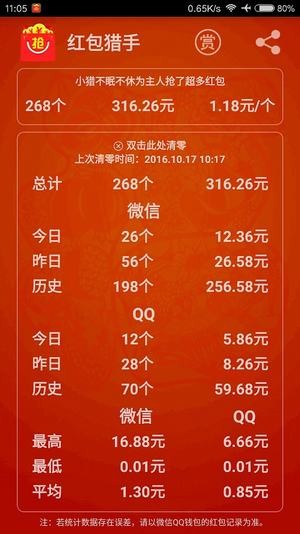 微信红包提醒器截图1 微信红包提醒器截图1