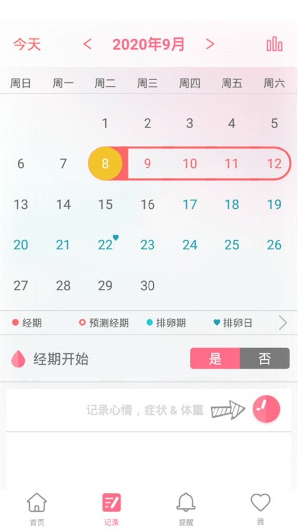 简单经期截图1 简单经期截图1